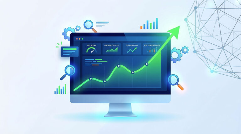Tableau de bord analyse SEO