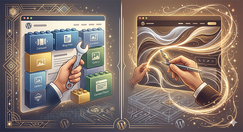 Comparaison thème WordPress premium vs développement sur-mesure